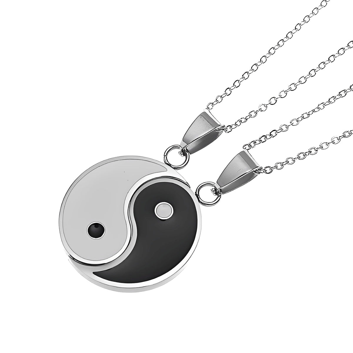 Tao – Getrennte Yin Yang-Halskette für Paare oder Freunde
