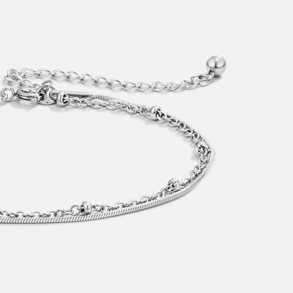 Oya - Schichtarmband in Silber