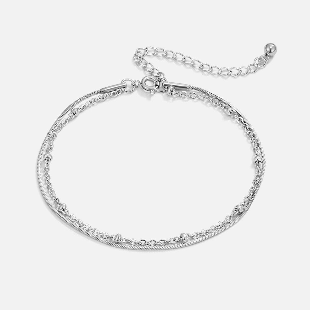 Oya - Schichtarmband in Silber