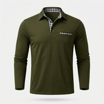 Rupert - Lässiges Langarm-Poloshirt für Herren
