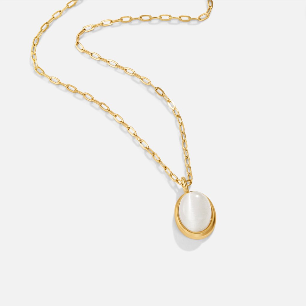 Ophelia – Halskette mit hellem Opal